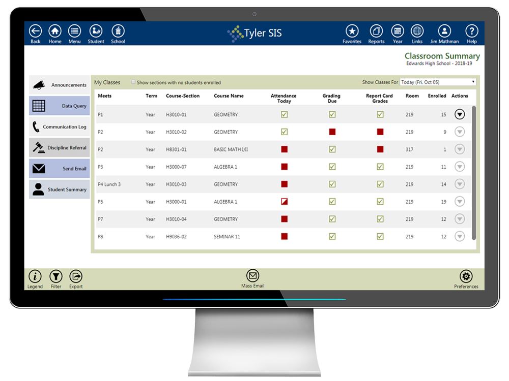 Tyler SIS Classroom 360 Tyler Technologies